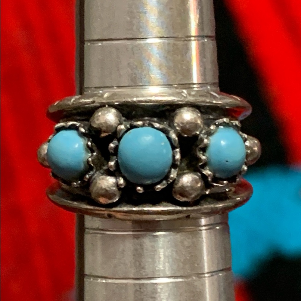 Vintage Sterling Turquoise Ring